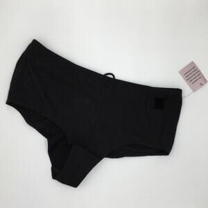 NWT Savage X Fenty Ruched Booty Short - Black - XL